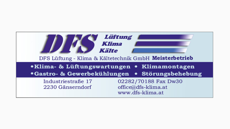 DFS Lüftung - Klima- und Kältetechnik